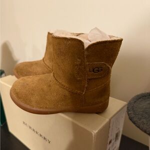 UGG Tan Suede Ankle Boots